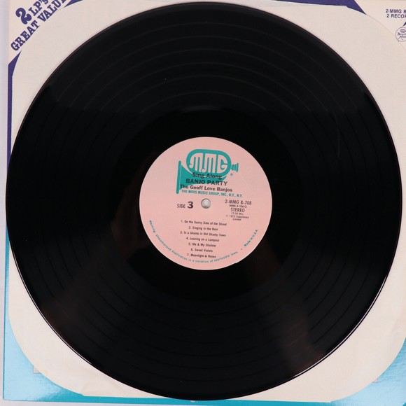 The Geoff Love Banjos  Sing-Along Banjo Party 1975 12" Vinyl LP Record MMGB-708 - Picture 9 of 12